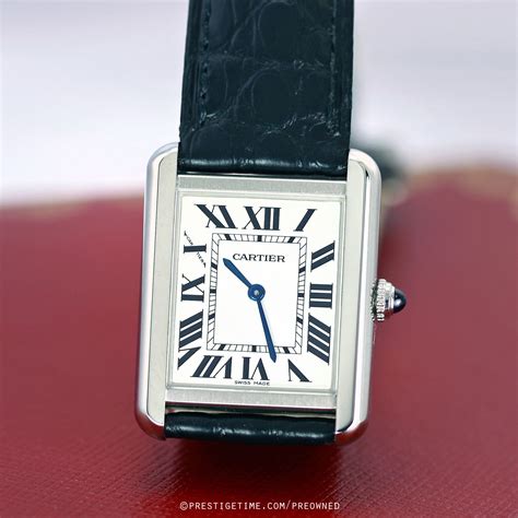 cartier tank must 2021|pre owned cartier tank solo.